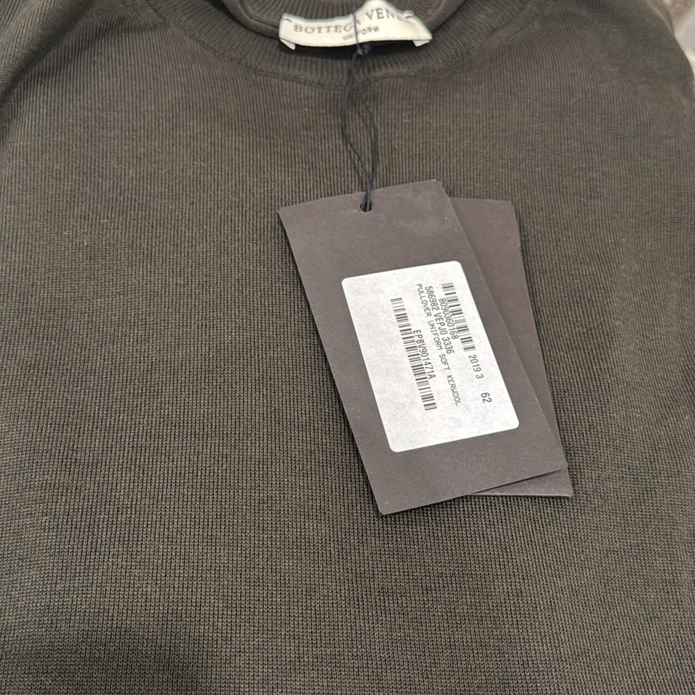 Bottega Veneta Green Crewneck Sweater